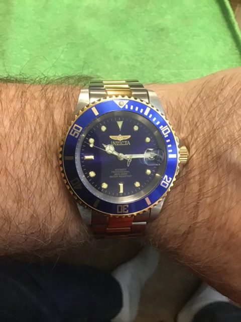 Foto de Janet con su reloj