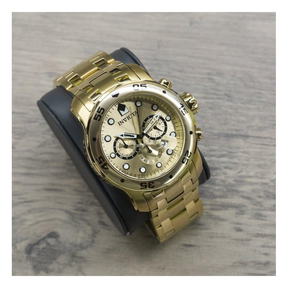 Invicta Pro Diver cronógrafo, todo en oro (0074), foto del producto