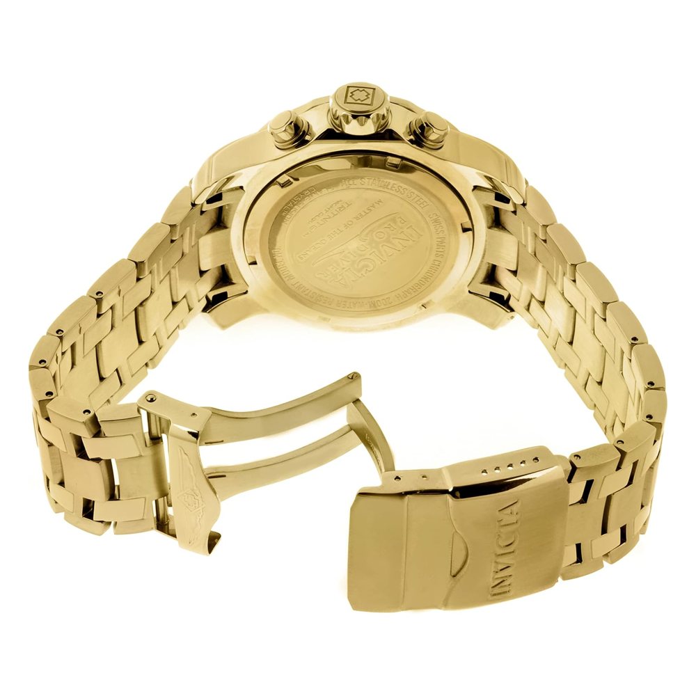Invicta Pro Diver cronógrafo, oro con esfera azul (0073), foto del producto
